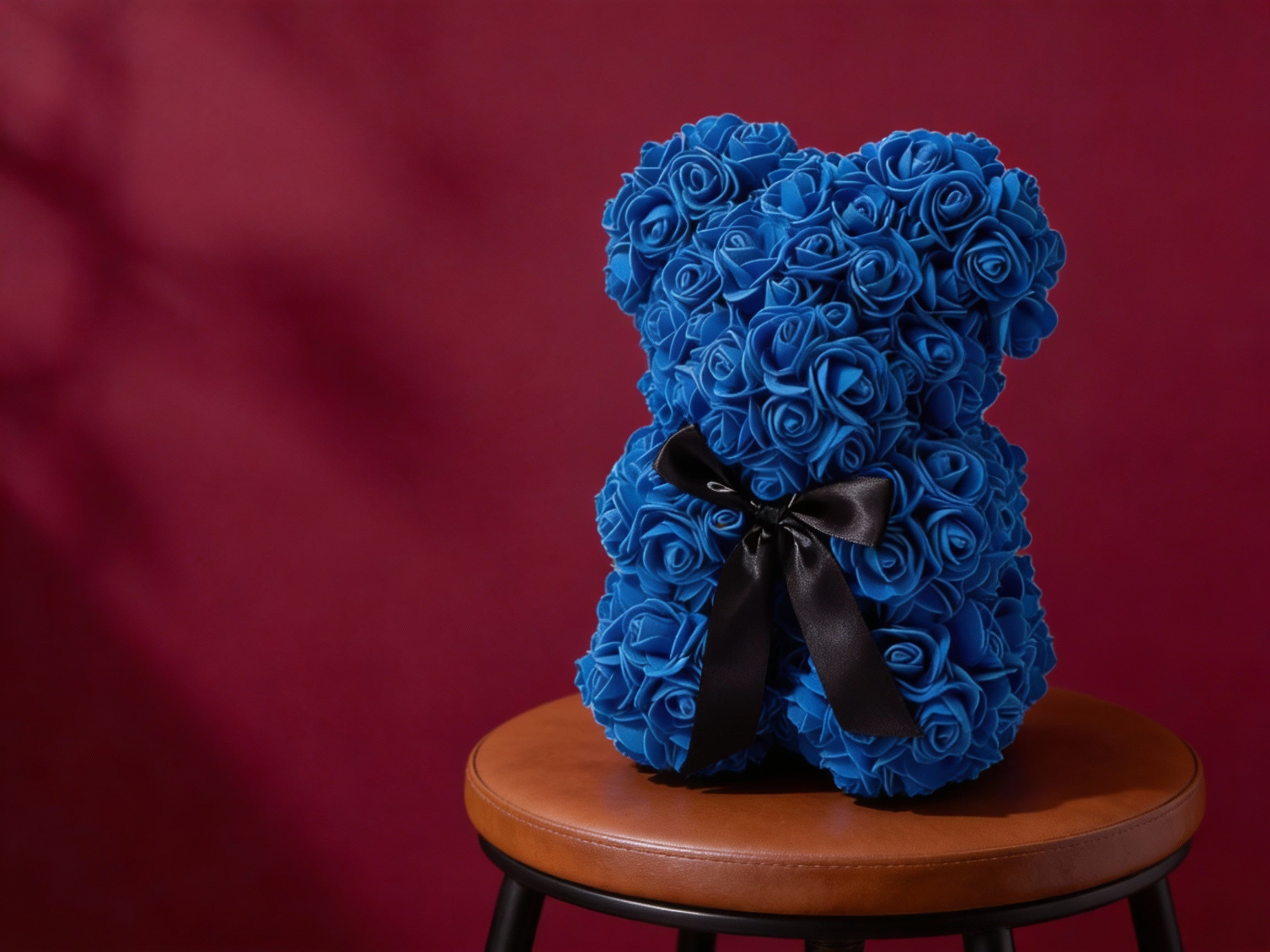 Teddy Rose Flower Bear