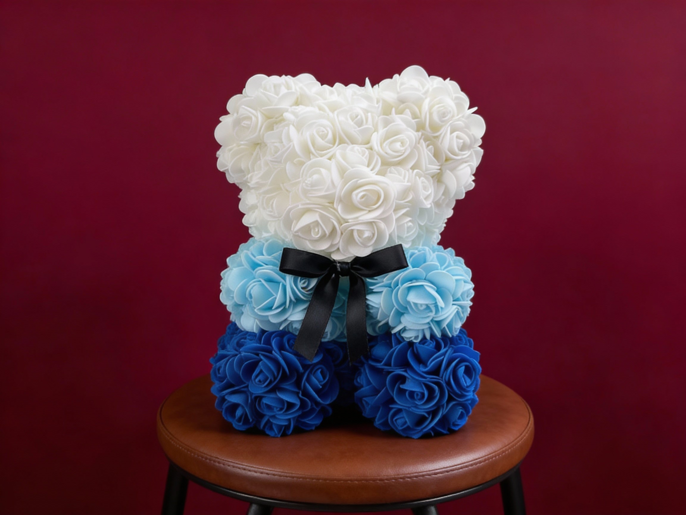 Teddy Rose Flower Bear