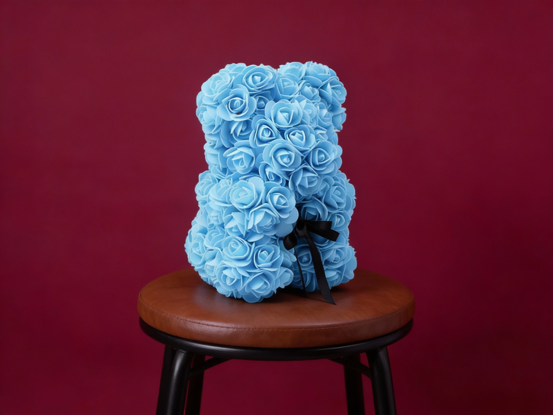 Teddy Rose Flower Bear