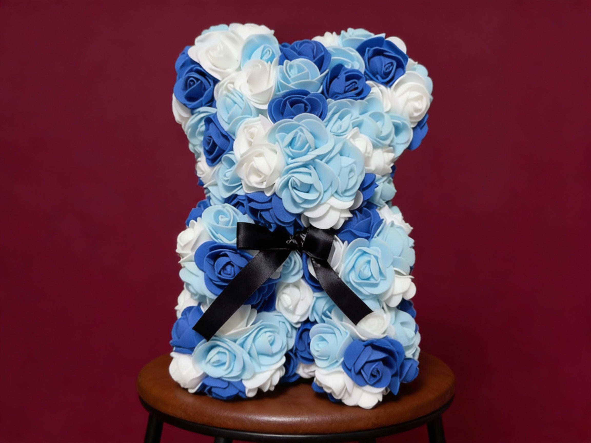 Teddy Rose Flower Bear