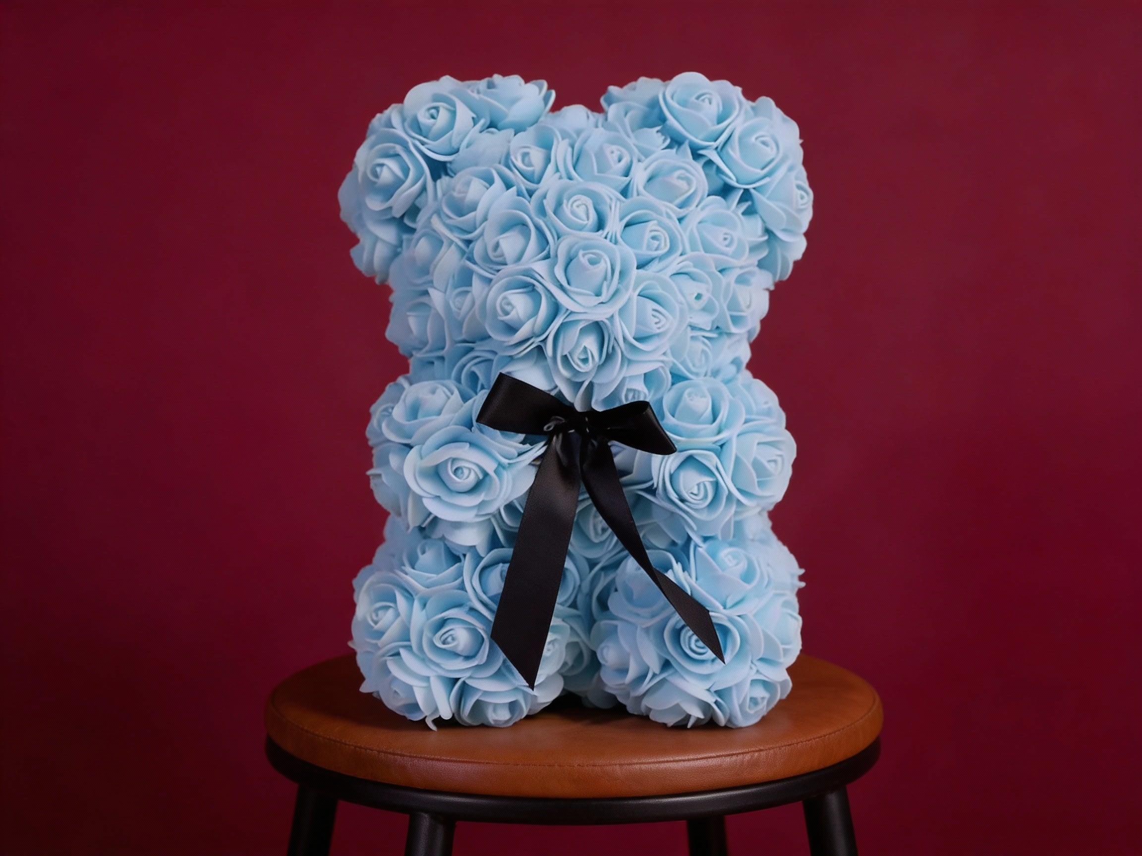 Teddy Rose Flower Bear