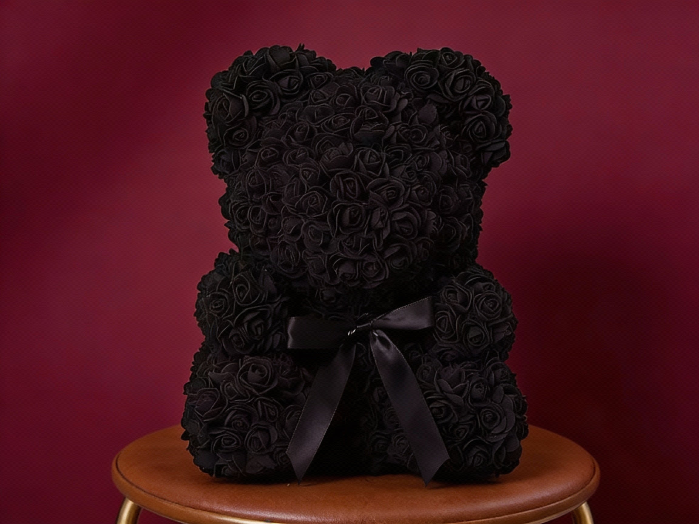 Teddy Rose Flower Bear