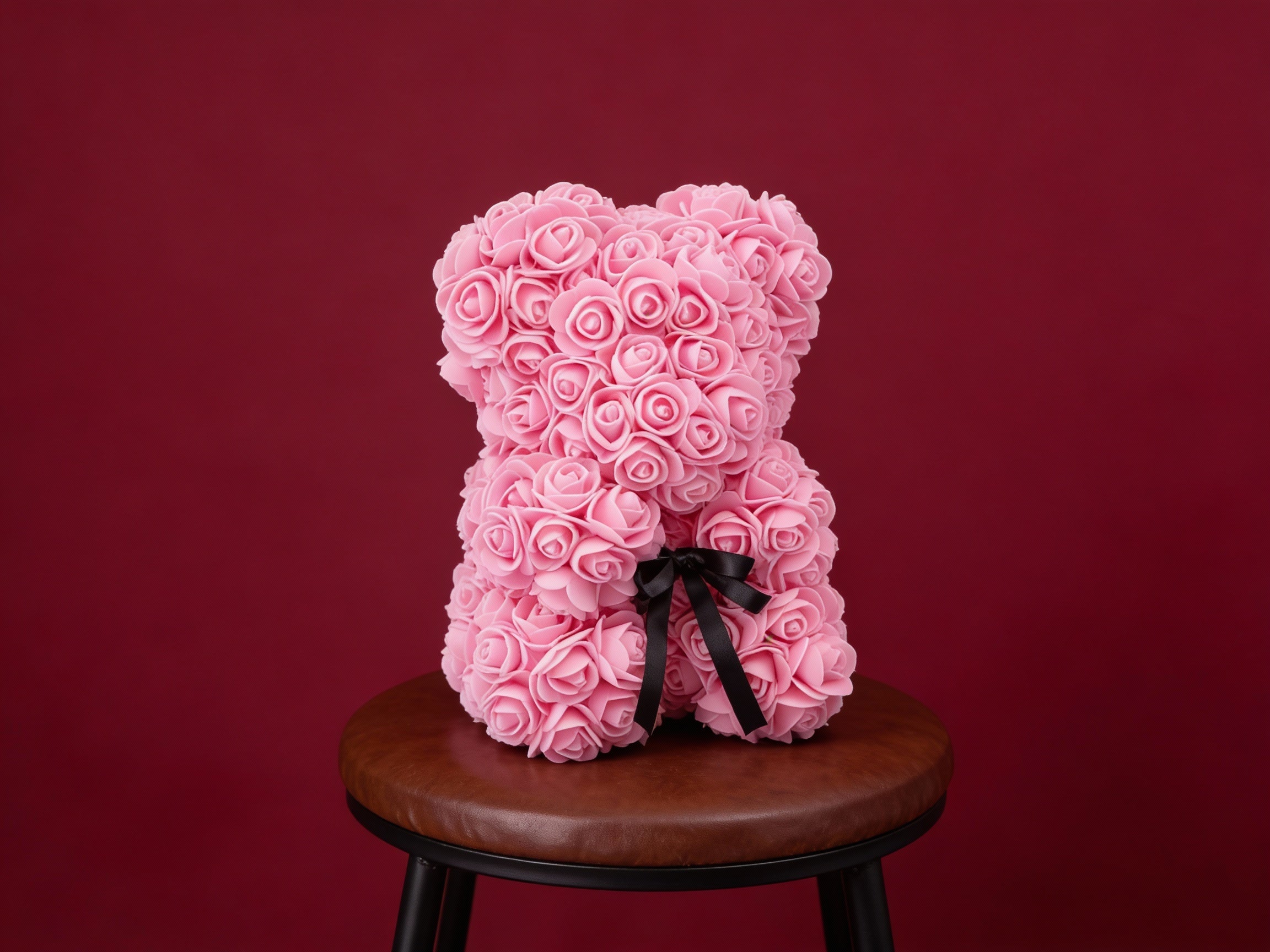 Teddy Rose Flower Bear